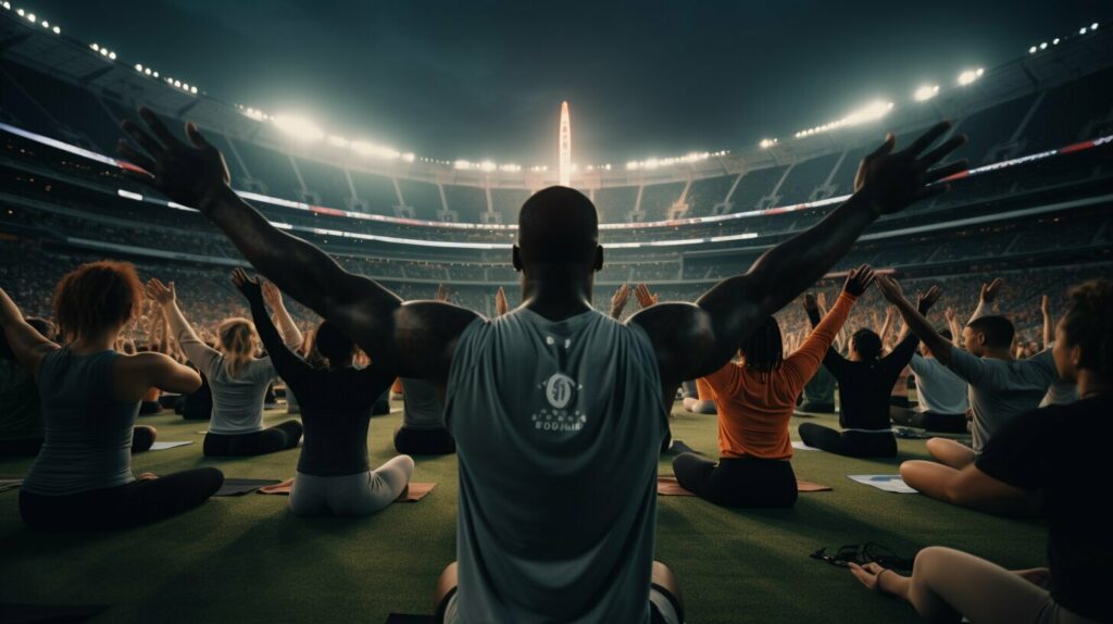 Yoga for NFL players