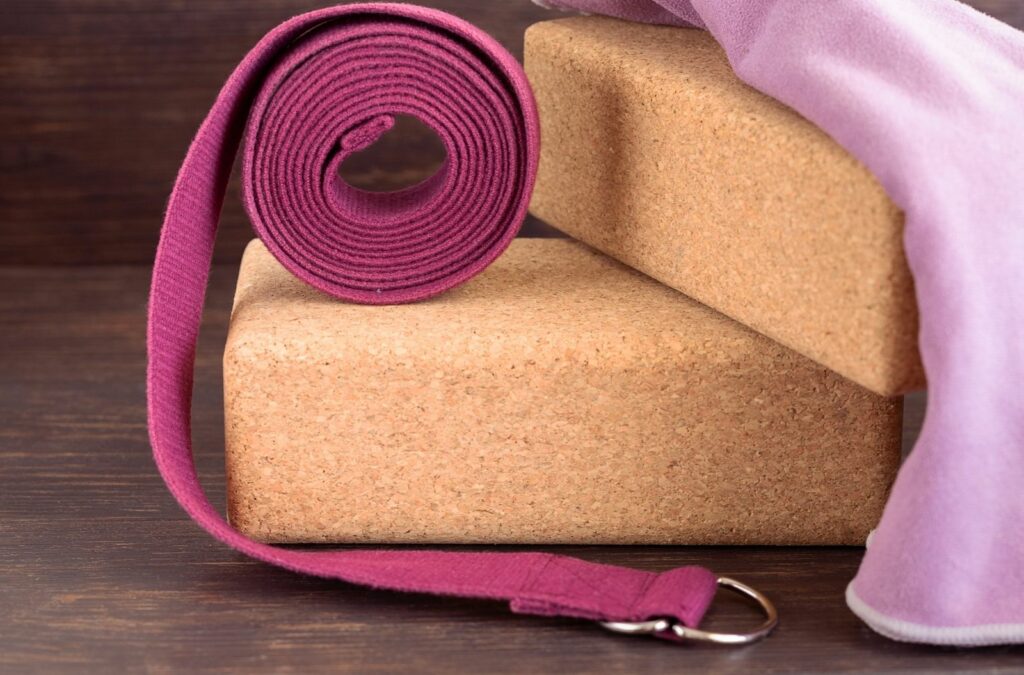 yoga blocks wrapping up